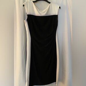 Classic white & black dress